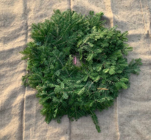 25" Balsam Wreath-Undecorated