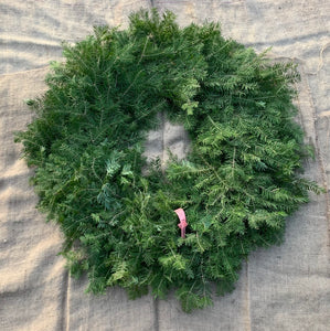 36" Balsam Wreath-Undecorated